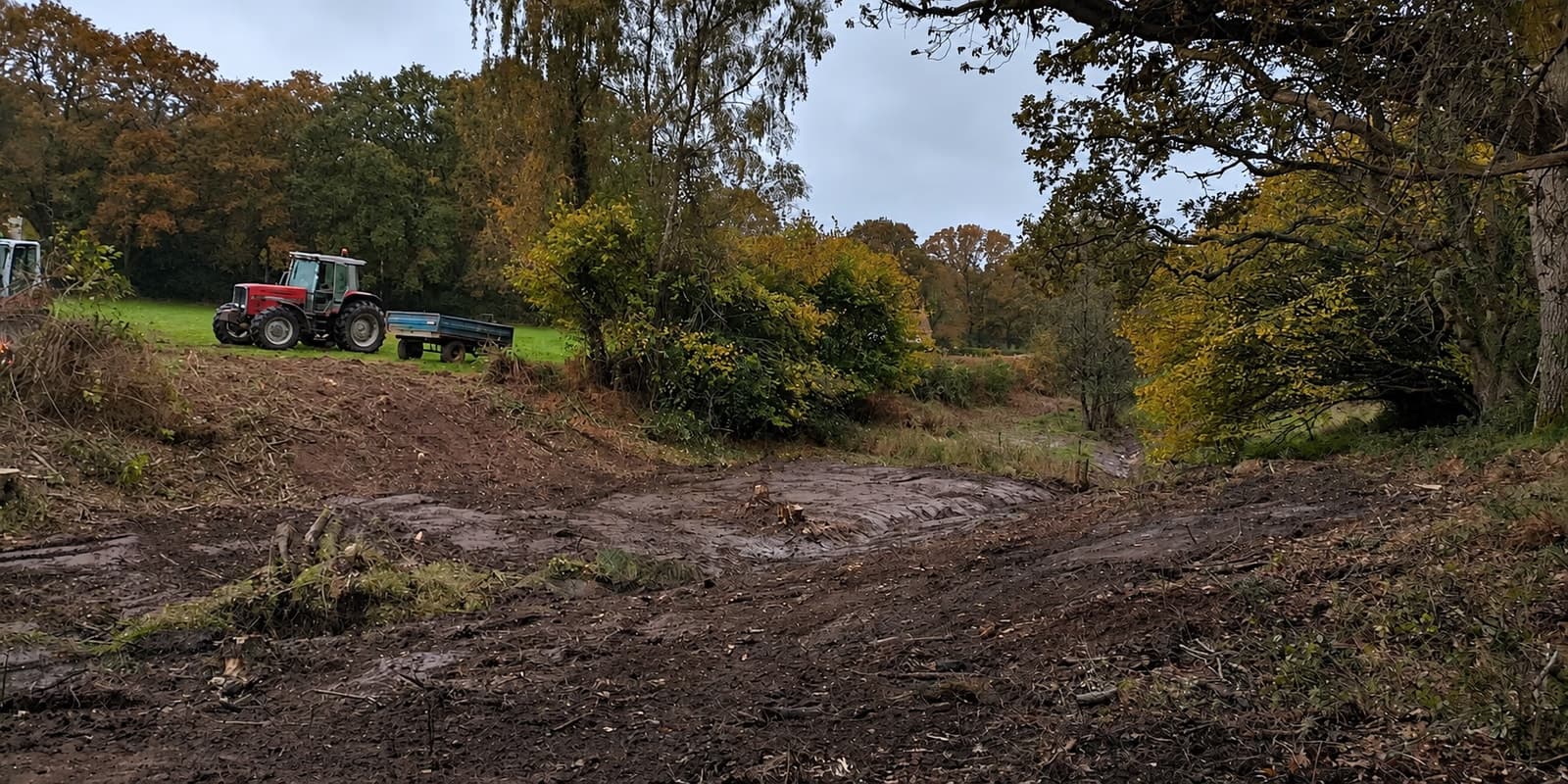 Opened site after one week of land clearance