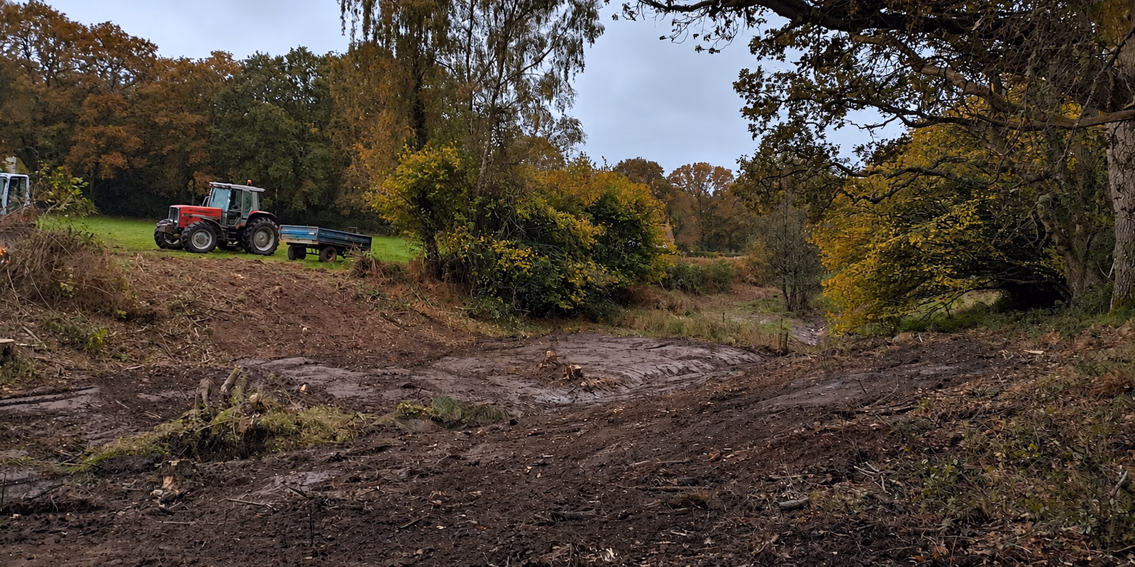 Opened site after one week of land clearance